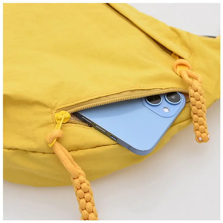 Yellow Nylon Messenger Bag for Women Daily Commute — feature 8