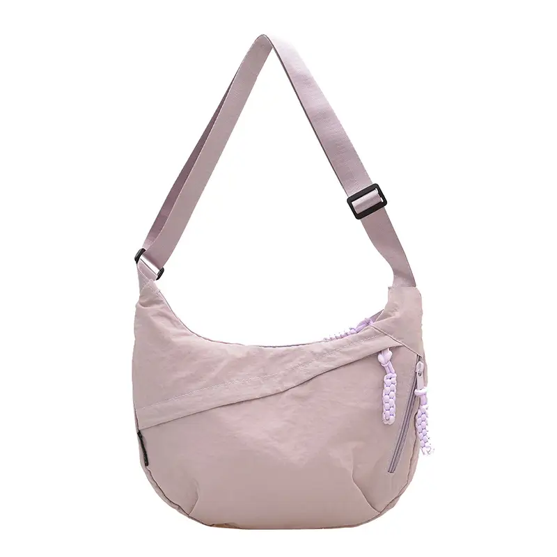 Yellow Nylon Messenger Bag for Women Daily Commute - Image 5