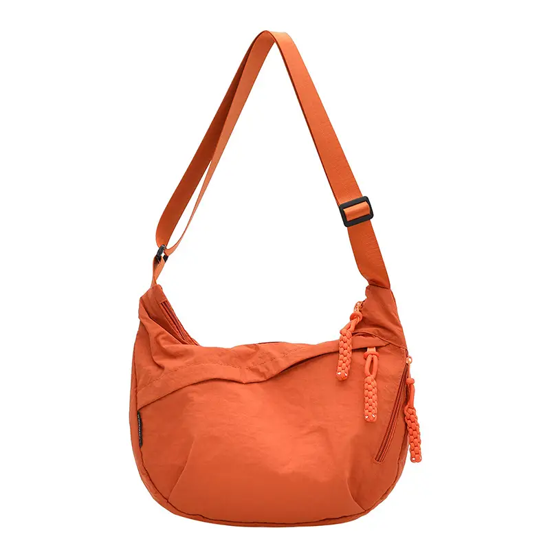 Yellow Nylon Messenger Bag for Women Daily Commute - Image 6