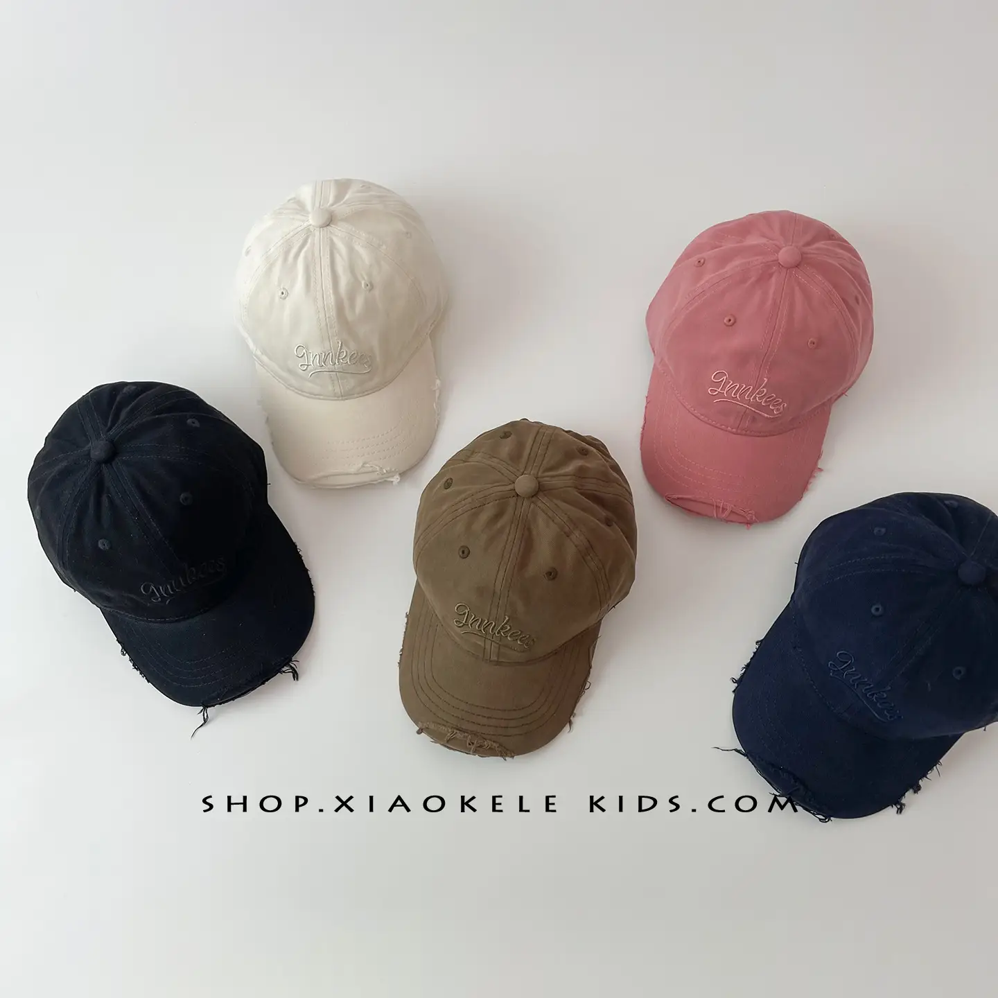 Kids Pink Vintage Duckbill Cap