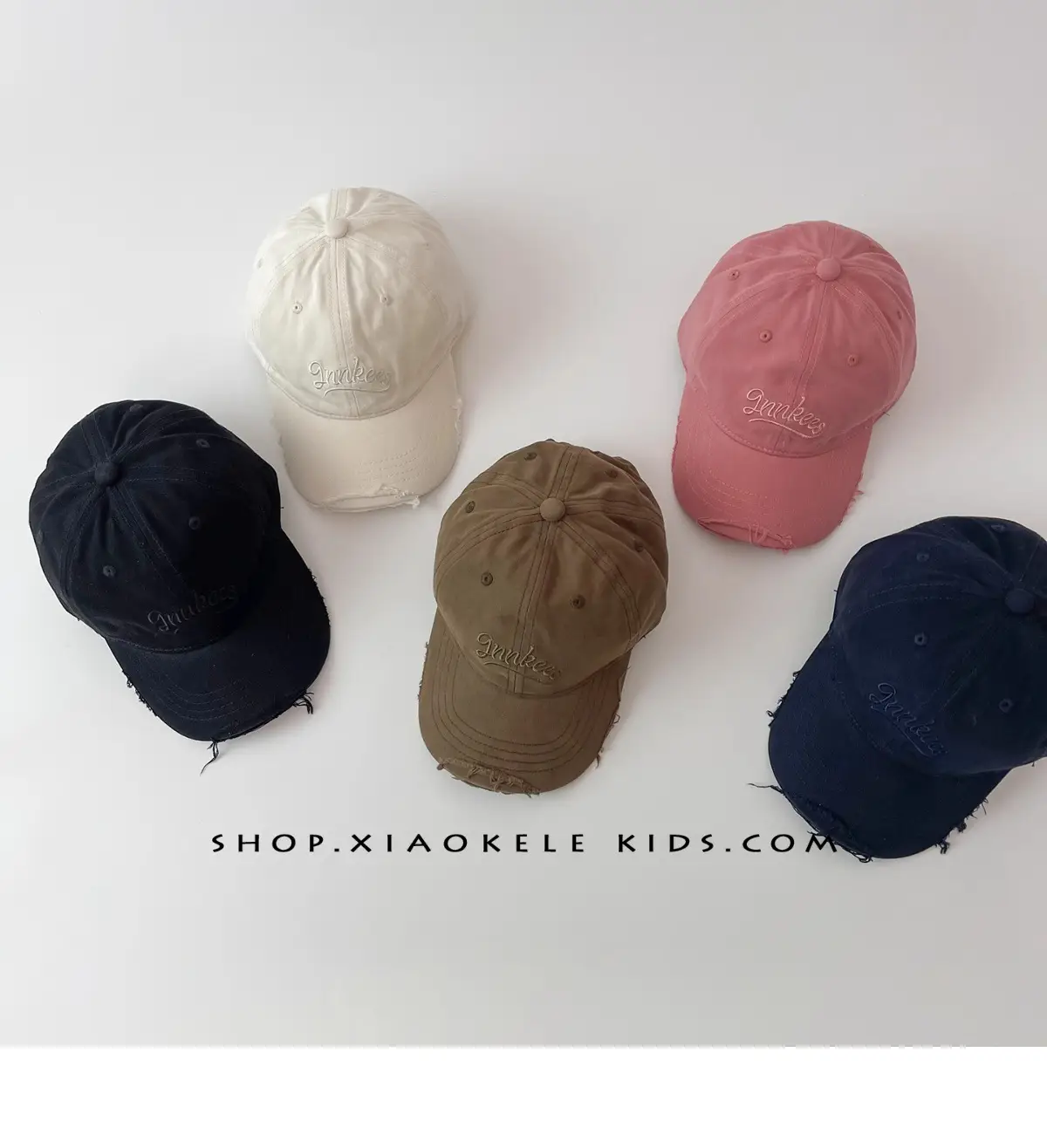 Kids Pink Vintage Duckbill Cap — feature 2