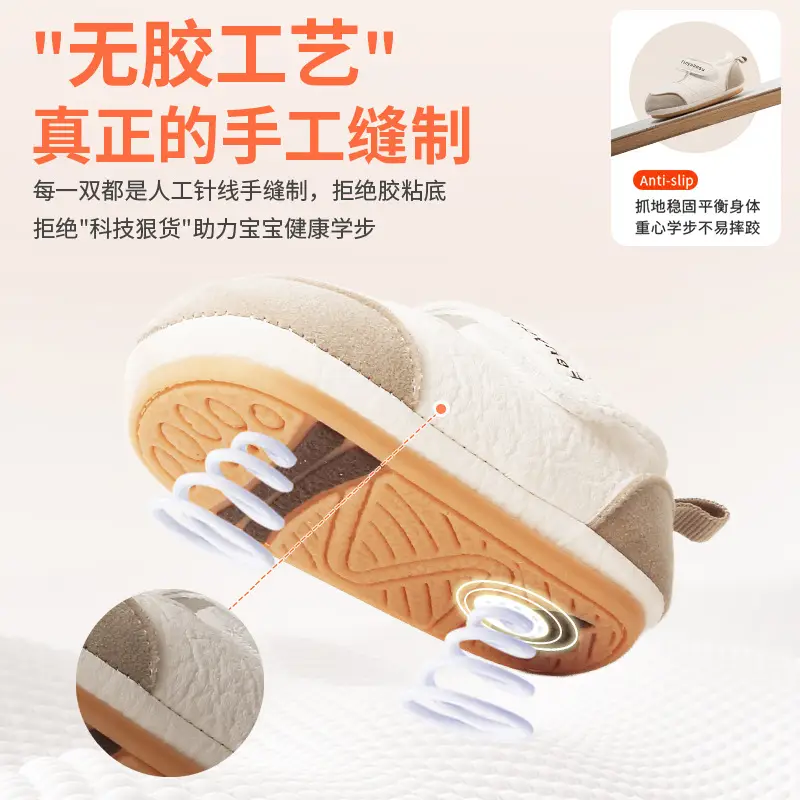 New 0 to 1 Year Old Baby Shoes Soft Sole Baby Toddler Shoes for Men 6-8-12 Months Infants and Girls Spring & Fall Models