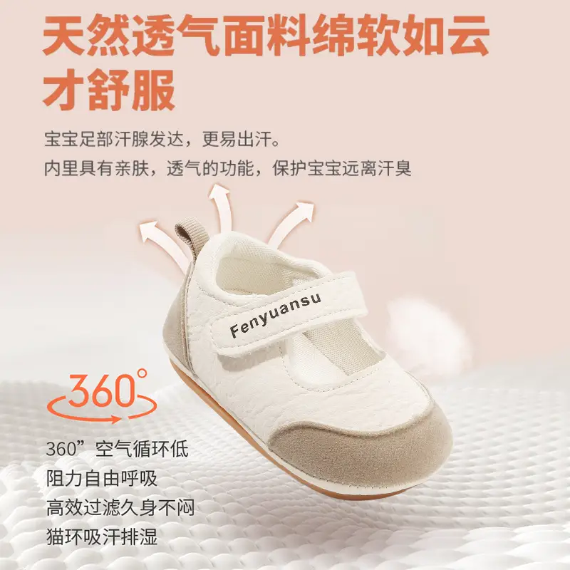 New 0 to 1 Year Old Baby Shoes Soft Sole Baby Toddler Shoes for Men 6-8-12 Months Infants and Girls Spring & Fall Models