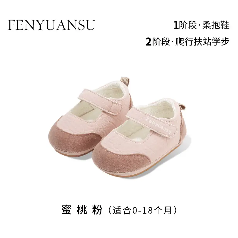 New 0 to 1 Year Old Baby Shoes Soft Sole Baby Toddler Shoes for Men 6-8-12 Months Infants and Girls Spring & Fall Models