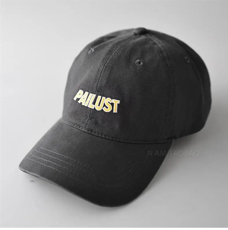 Maroon Letter Embroidered Baseball Cap Unisex — feature 1