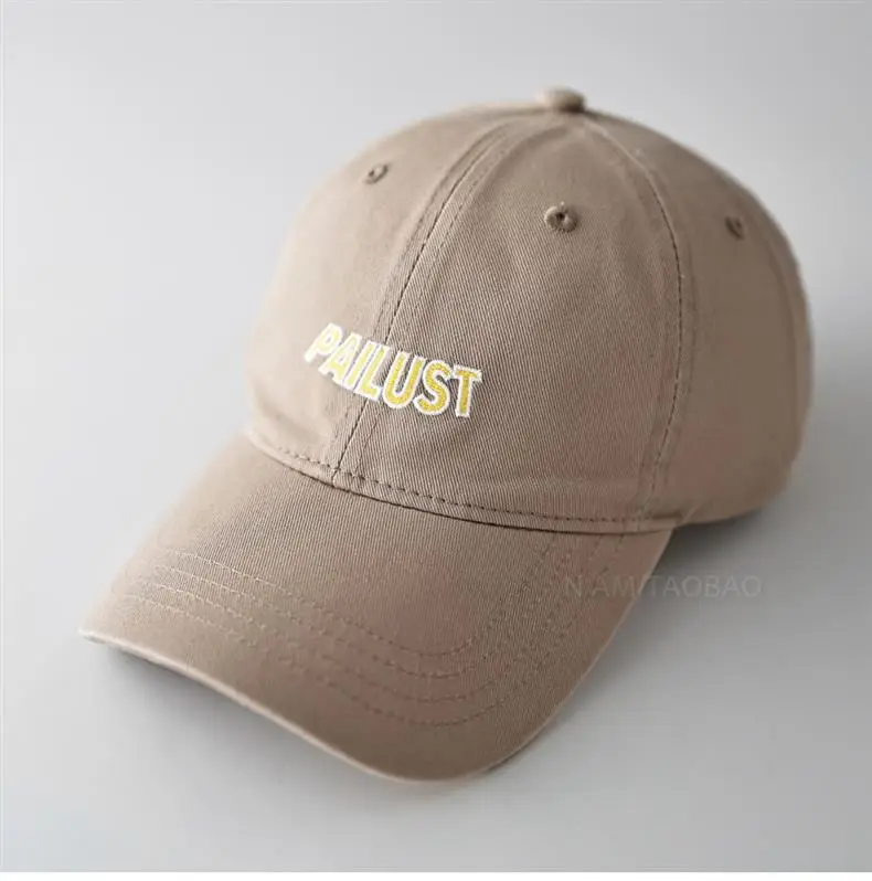 Maroon Letter Embroidered Baseball Cap Unisex — feature 11