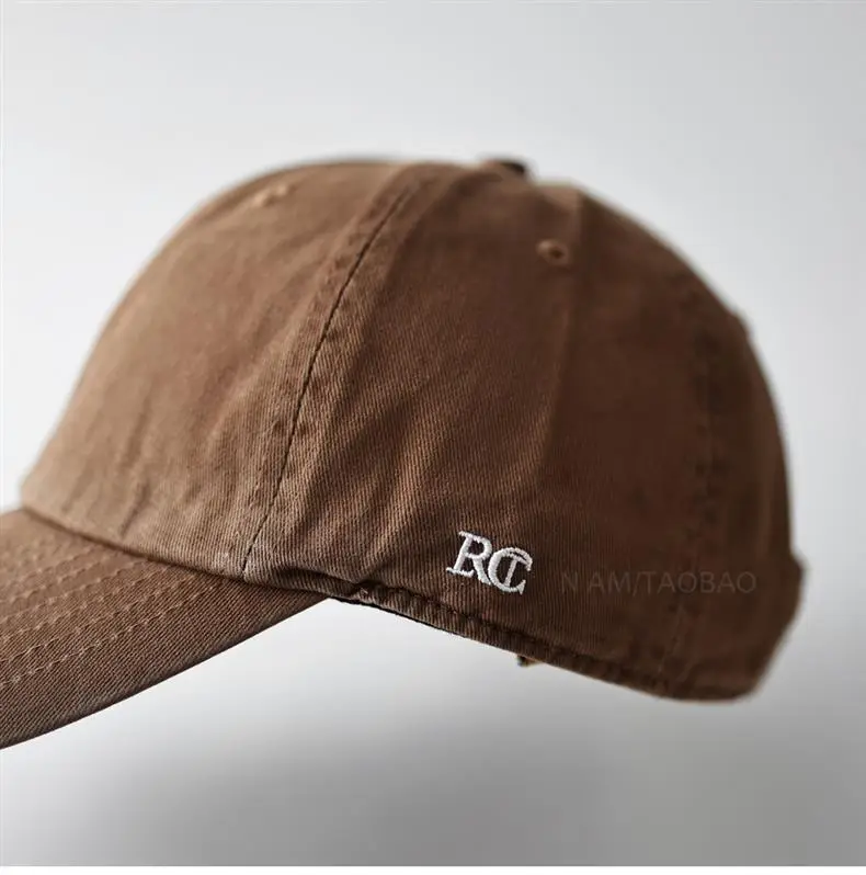 Maroon Embroidered Baseball Cap Unisex Face-Slimming Sunshade — feature 10