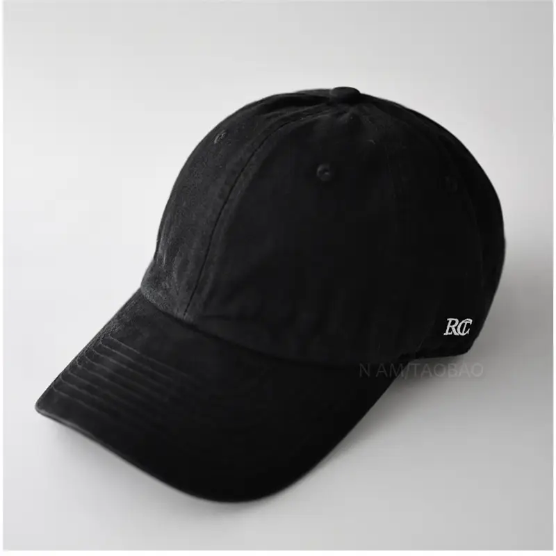 Maroon Embroidered Baseball Cap Unisex Face-Slimming Sunshade - Image 2