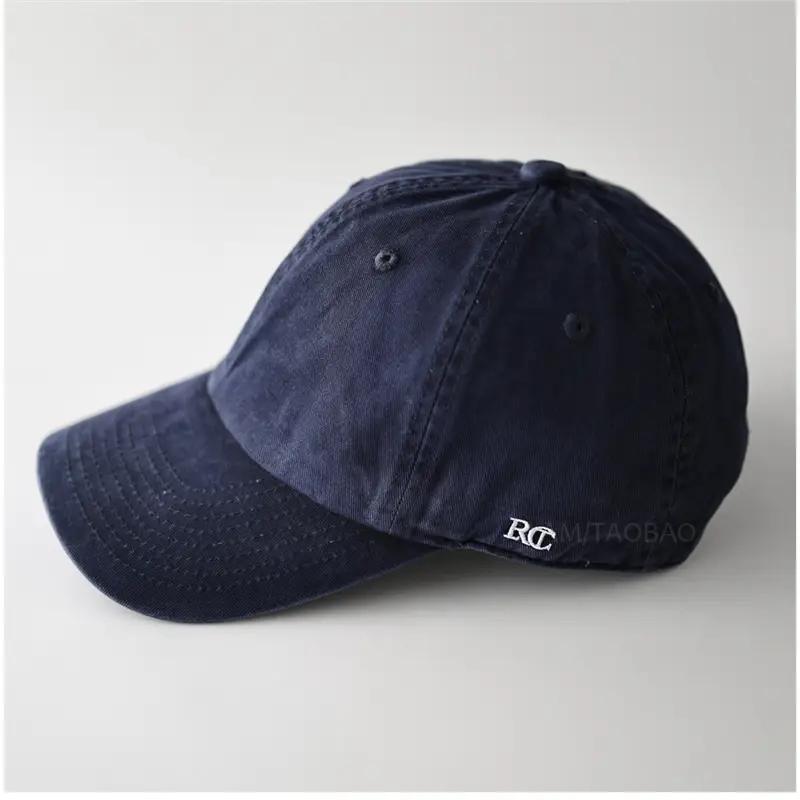 Maroon Embroidered Baseball Cap Unisex Face-Slimming Sunshade - Image 4