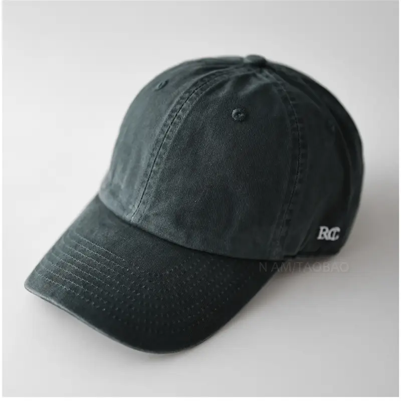Maroon Embroidered Baseball Cap Unisex Face-Slimming Sunshade - Image 5
