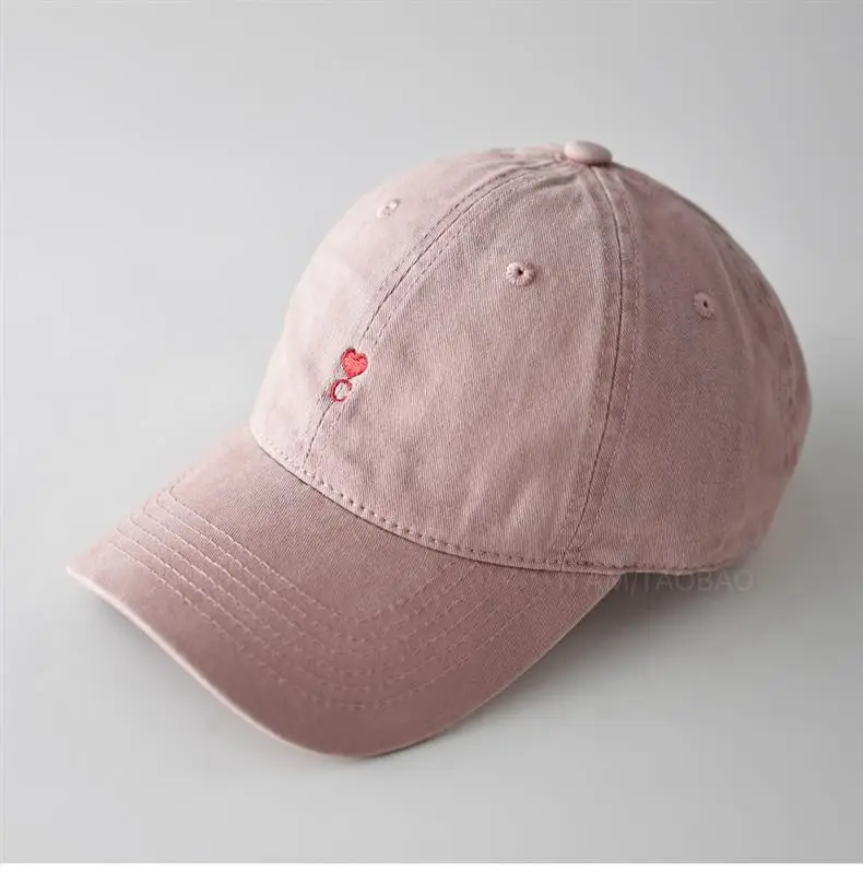 Beige Red Embroidered Baseball Cap for Men Women — feature 10