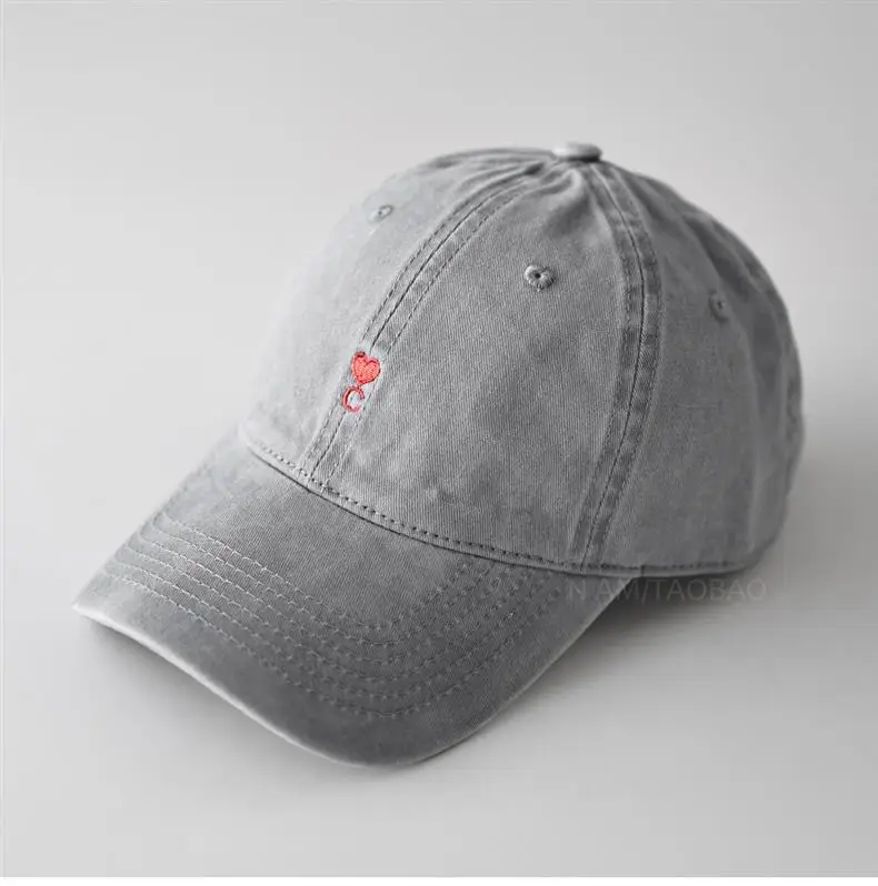 Beige Red Embroidered Baseball Cap for Men Women — feature 15