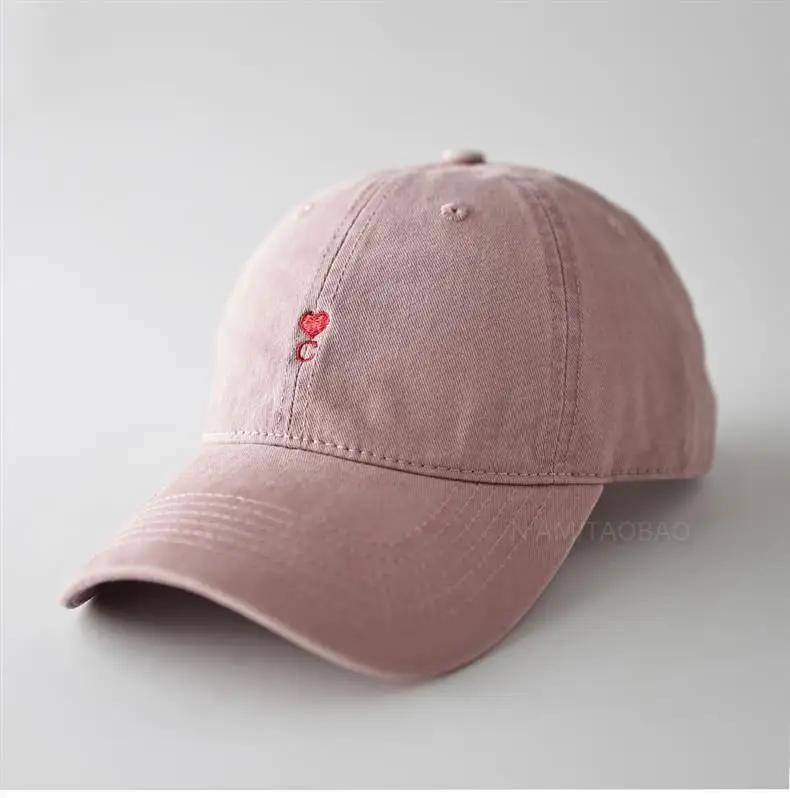 Beige Red Embroidered Baseball Cap for Men Women — feature 5