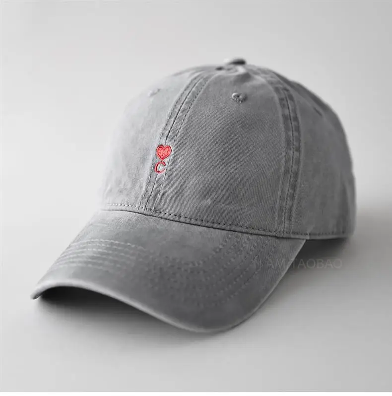Beige Red Embroidered Baseball Cap for Men Women — feature 7