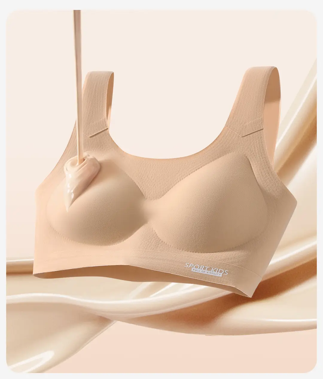 Liquid Foundation Invisible Girls' Underwear for Students in the Developmental Period, Girls' Vests, High School Students' Bras — feature 5