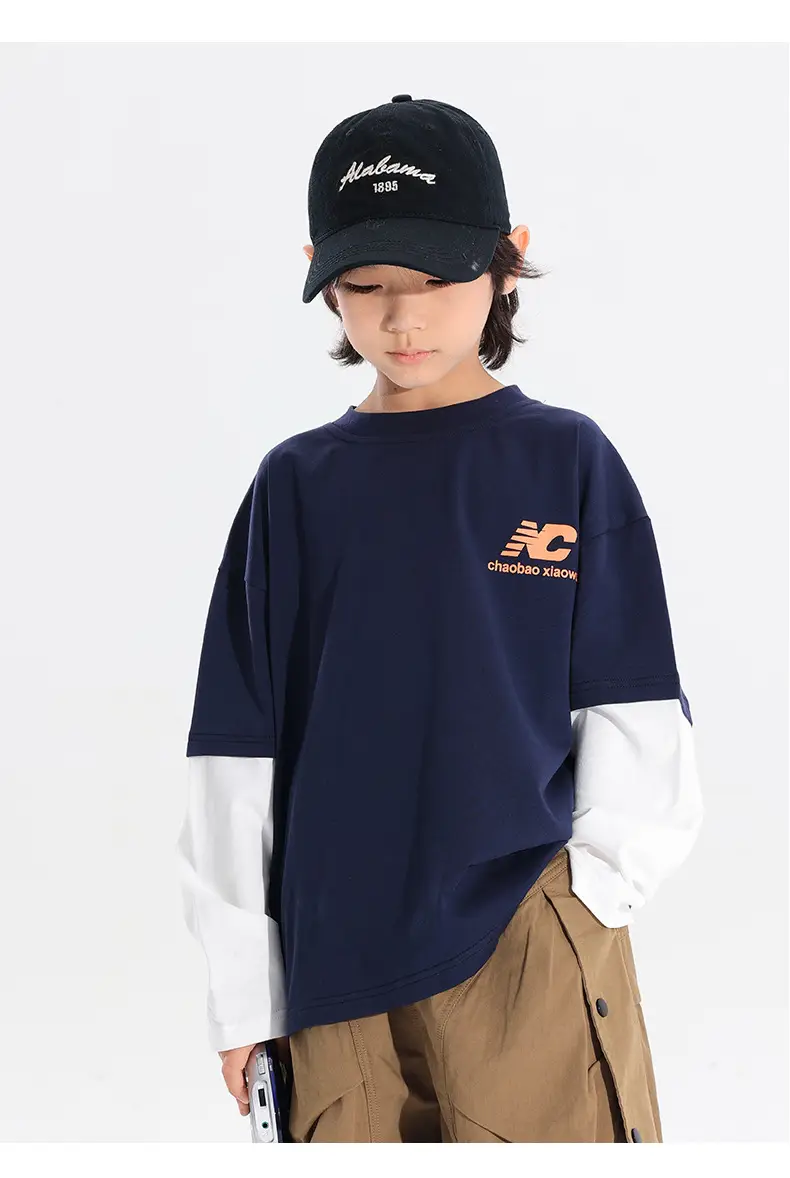 Boys Sports T-Shirt Maroon Long Sleeve 2025 — feature 20