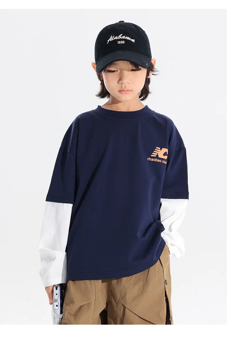 Boys Sports T-Shirt Maroon Long Sleeve 2025 — feature 23