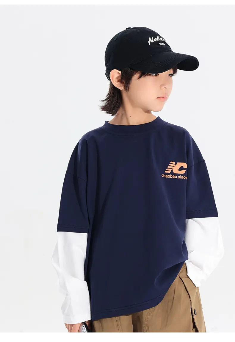 Boys Sports T-Shirt Maroon Long Sleeve 2025 — feature 24