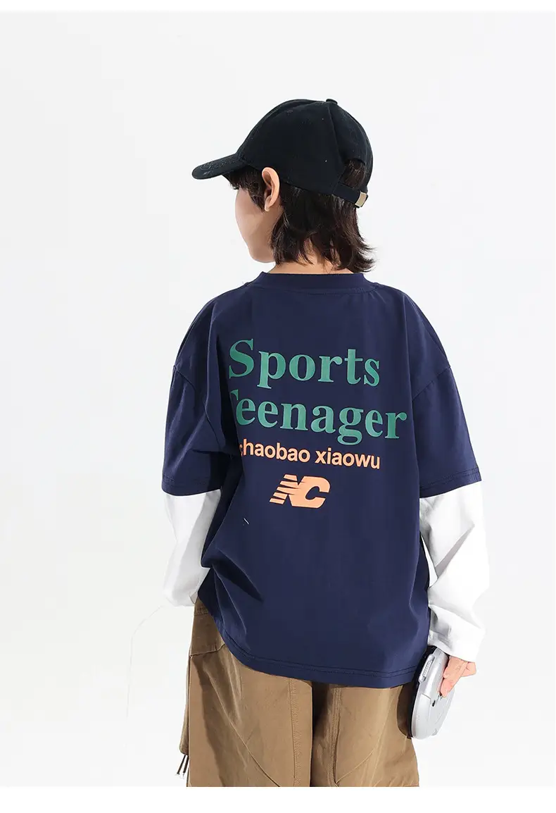 Boys Sports T-Shirt Maroon Long Sleeve 2025 — feature 25