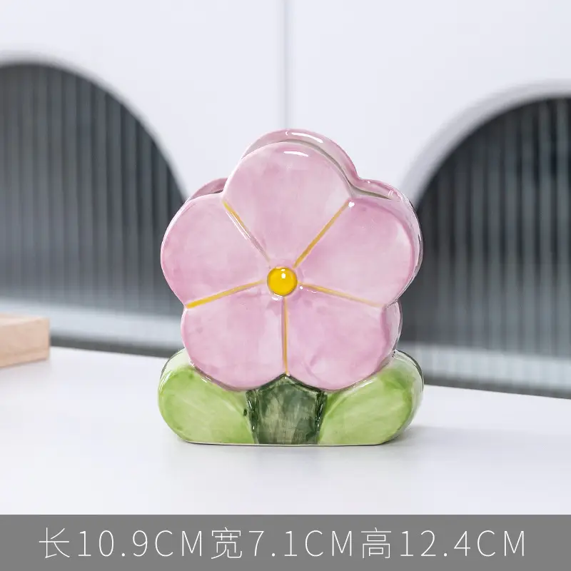 Tulip Makeup Brush Holder for Office & Bedroom Decor - Image 5