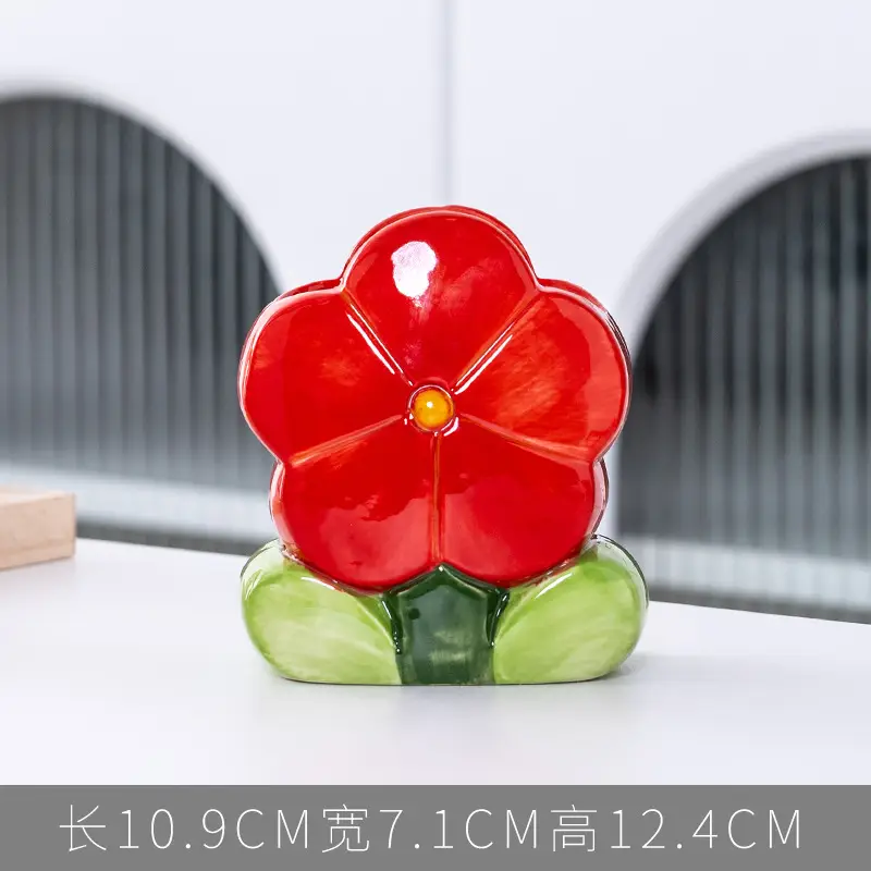 Tulip Makeup Brush Holder for Office & Bedroom Decor - Image 7