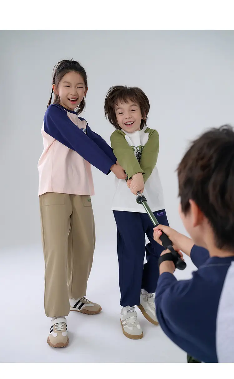 Cotton Long Sleeve T-Shirt for Girls Boys Middle Large — feature 20