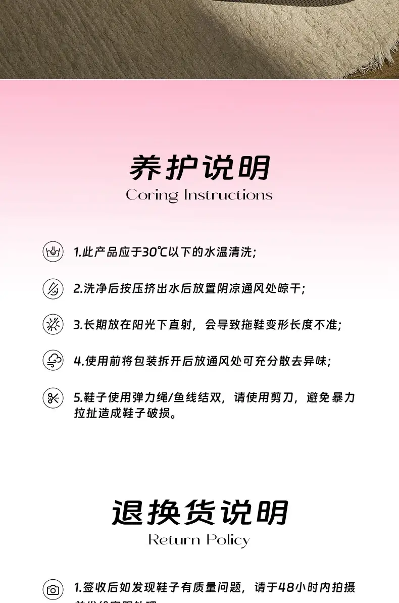 Kuanhe Autumn and Winter New Products Warm, Comfortable and Soft Cotton Latex Slippers Plush Shoes Fleece-Lined Indoor and Outdoor Wear for Women — feature 18