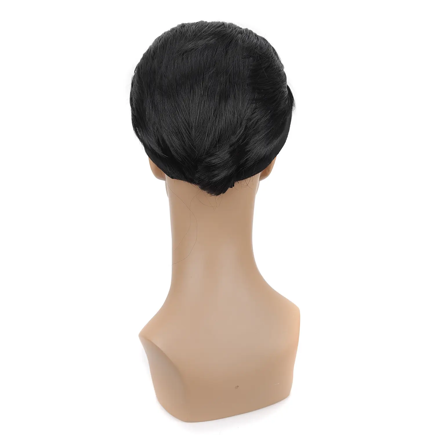 Men's Black Chemical Fiber Wig Cap Big Back Duck Cap — feature 4