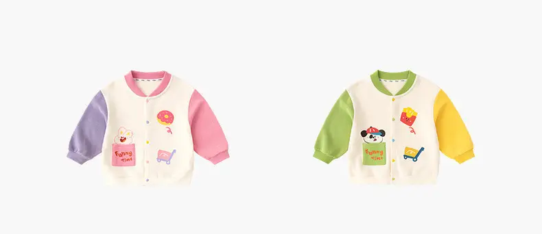 Dudu's Boys Baseball Cardigan & Girls Pants Spring 2026 Set — feature 11