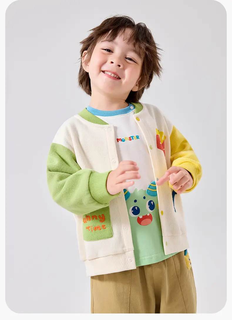 Dudu's Boys Baseball Cardigan & Girls Pants Spring 2026 Set — feature 15
