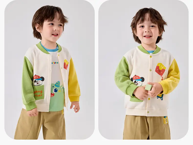 Dudu's Boys Baseball Cardigan & Girls Pants Spring 2026 Set — feature 16