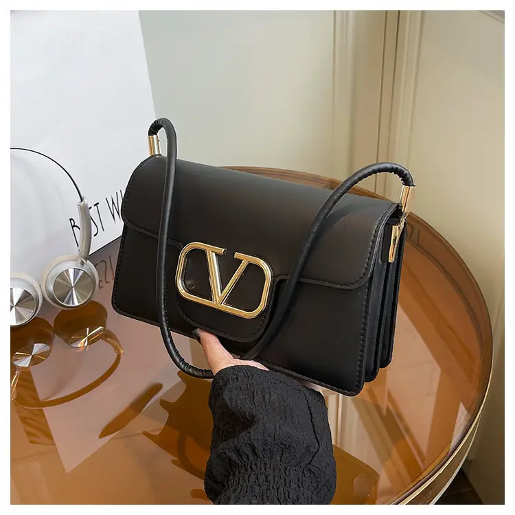 Pink LV Logo Crossbody Bag for Women - Image 7