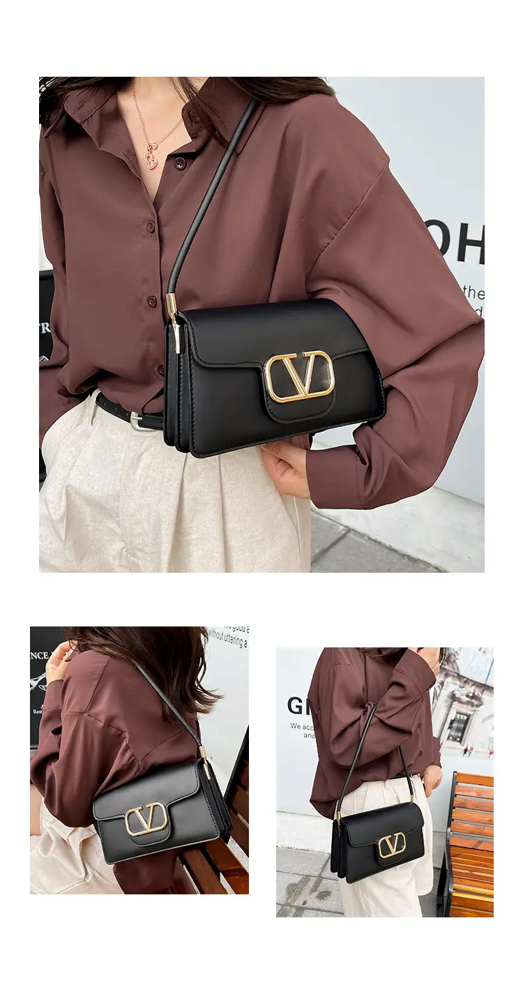 Pink LV Logo Crossbody Bag for Women — feature 11