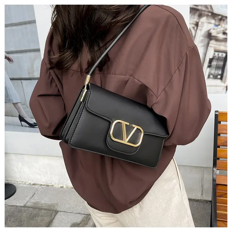 Pink LV Logo Crossbody Bag for Women — feature 22