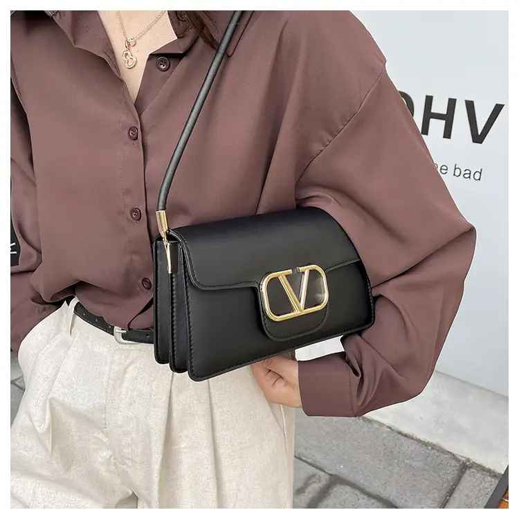 Pink LV Logo Crossbody Bag for Women — feature 23