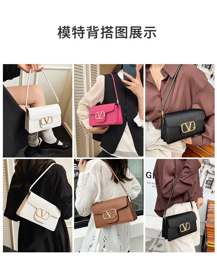 Pink LV Logo Crossbody Bag for Women — feature 7