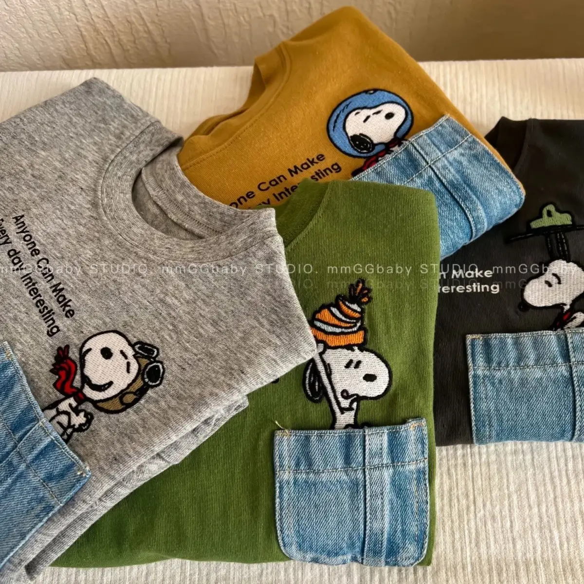 2025 Kids T-Shirt Bottom Set Korean Cartoon Loose Fit - Image 7
