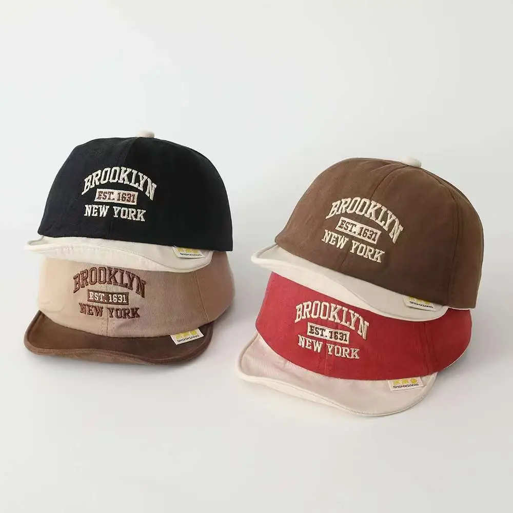 Children's Letter Color Baseball Caps with Soft Brim — feature 4