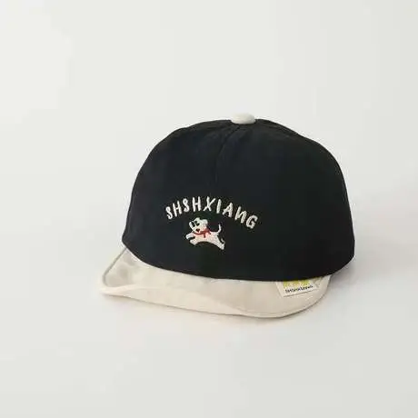 Children's Letter Color Baseball Caps with Soft Brim