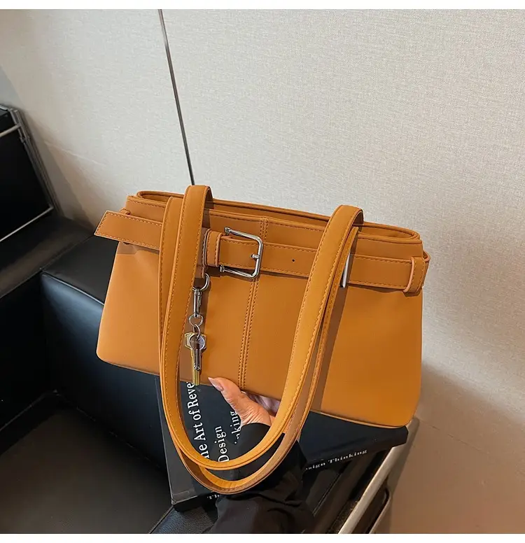 Pink Crossbody Bag with Belt Buckle for Women — feature 25