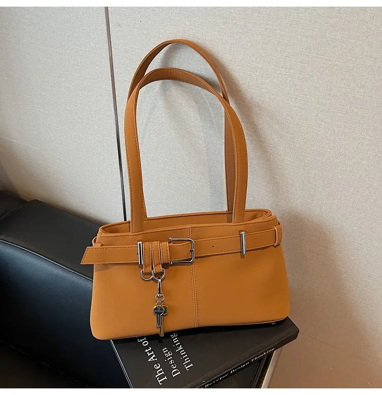 Pink Crossbody Bag with Belt Buckle for Women — feature 26