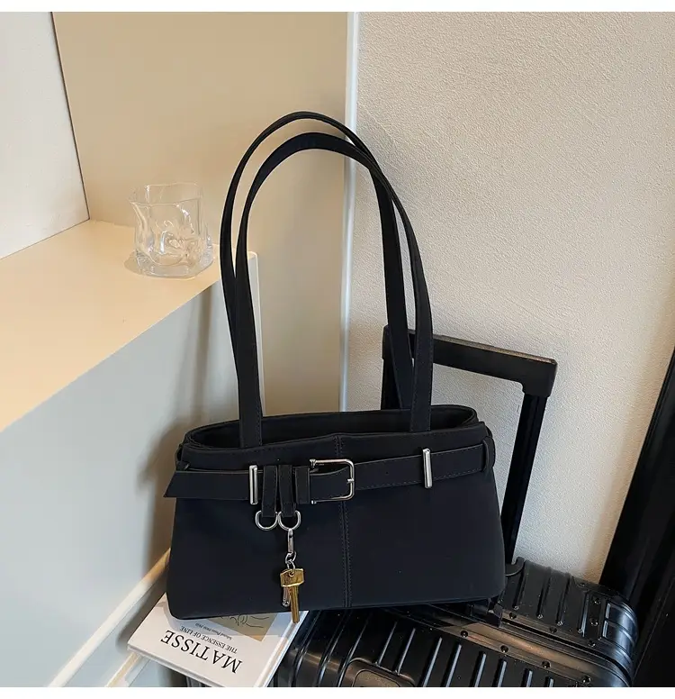 Pink Crossbody Bag with Belt Buckle for Women — feature 28