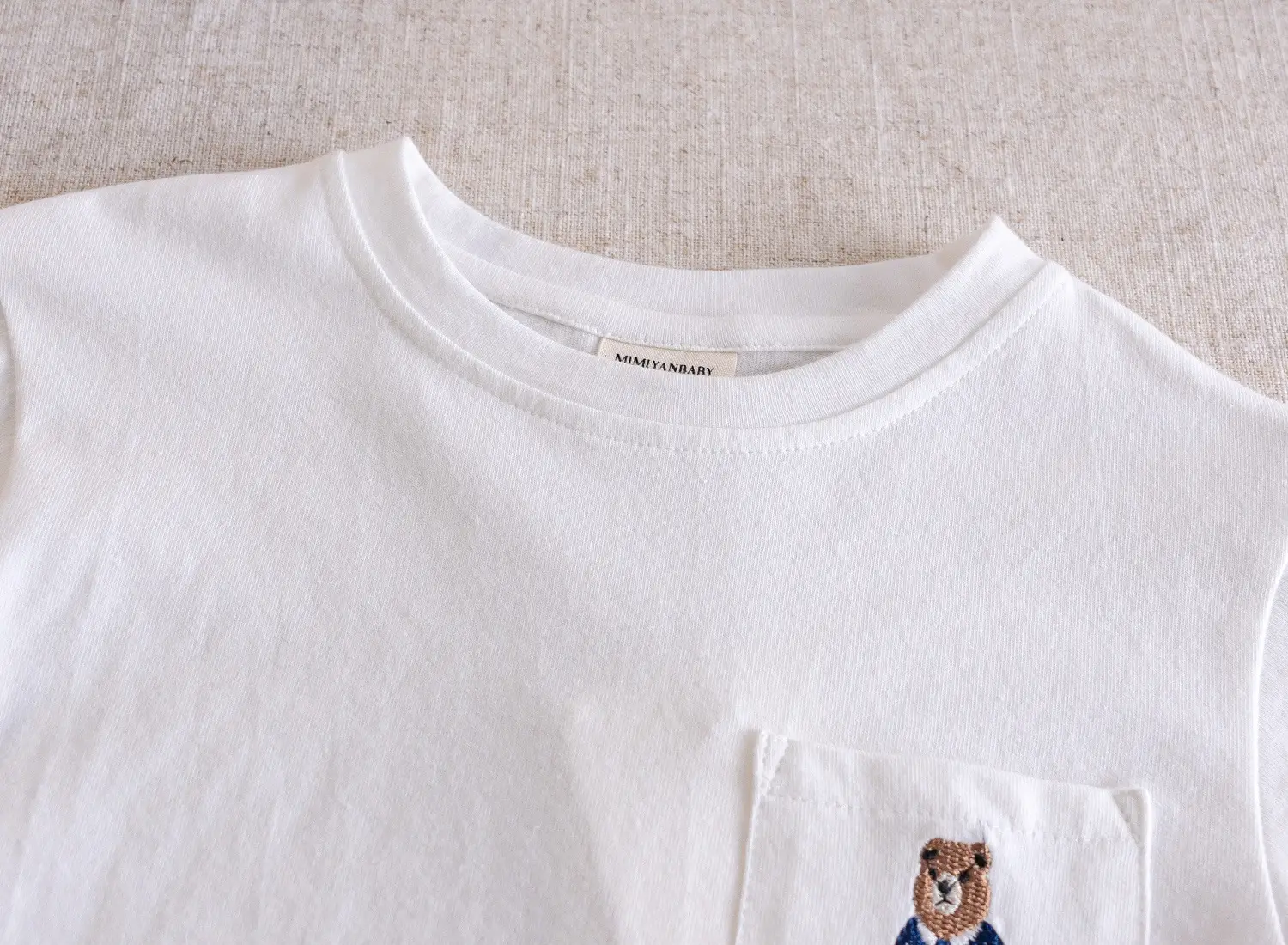 Children's Striped Long Sleeve T-Shirt Bear Print 2025 — feature 7
