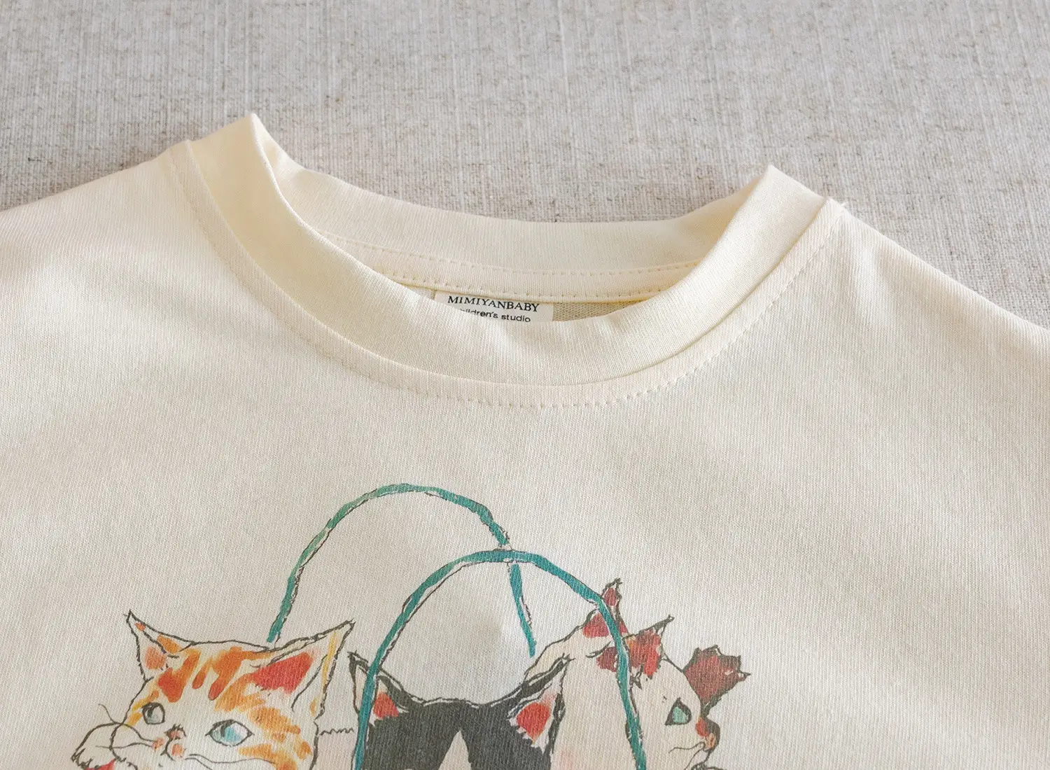 Children's Cartoon Long Sleeve T-Shirt Cream 2025 — feature 6