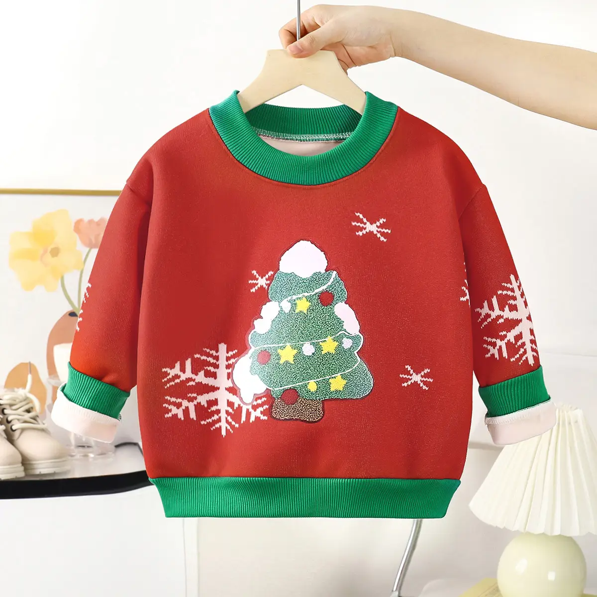 Children's Velvet T-Shirt Autumn Winter Boys Thickened Sweater - Image 2