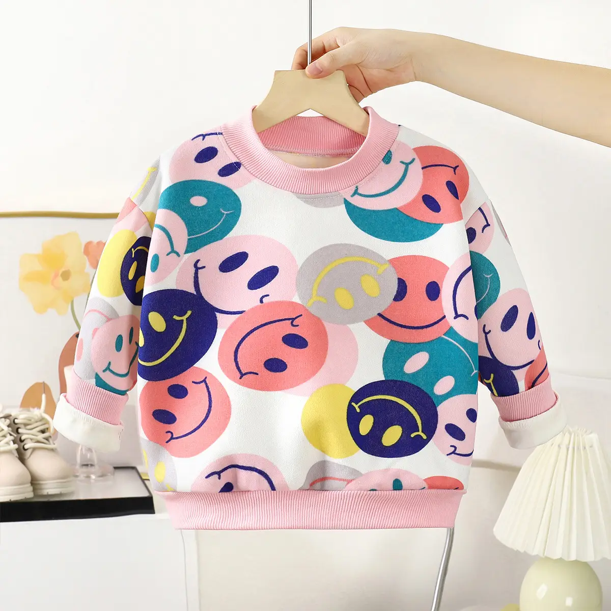 Children's Velvet T-Shirt Autumn Winter Boys Thickened Sweater - Image 4