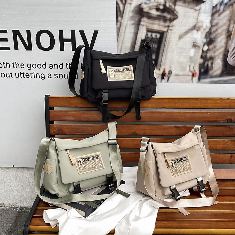 2025 Crossbody Bag Set Nylon Student Casual Large Capacity - Image 4
