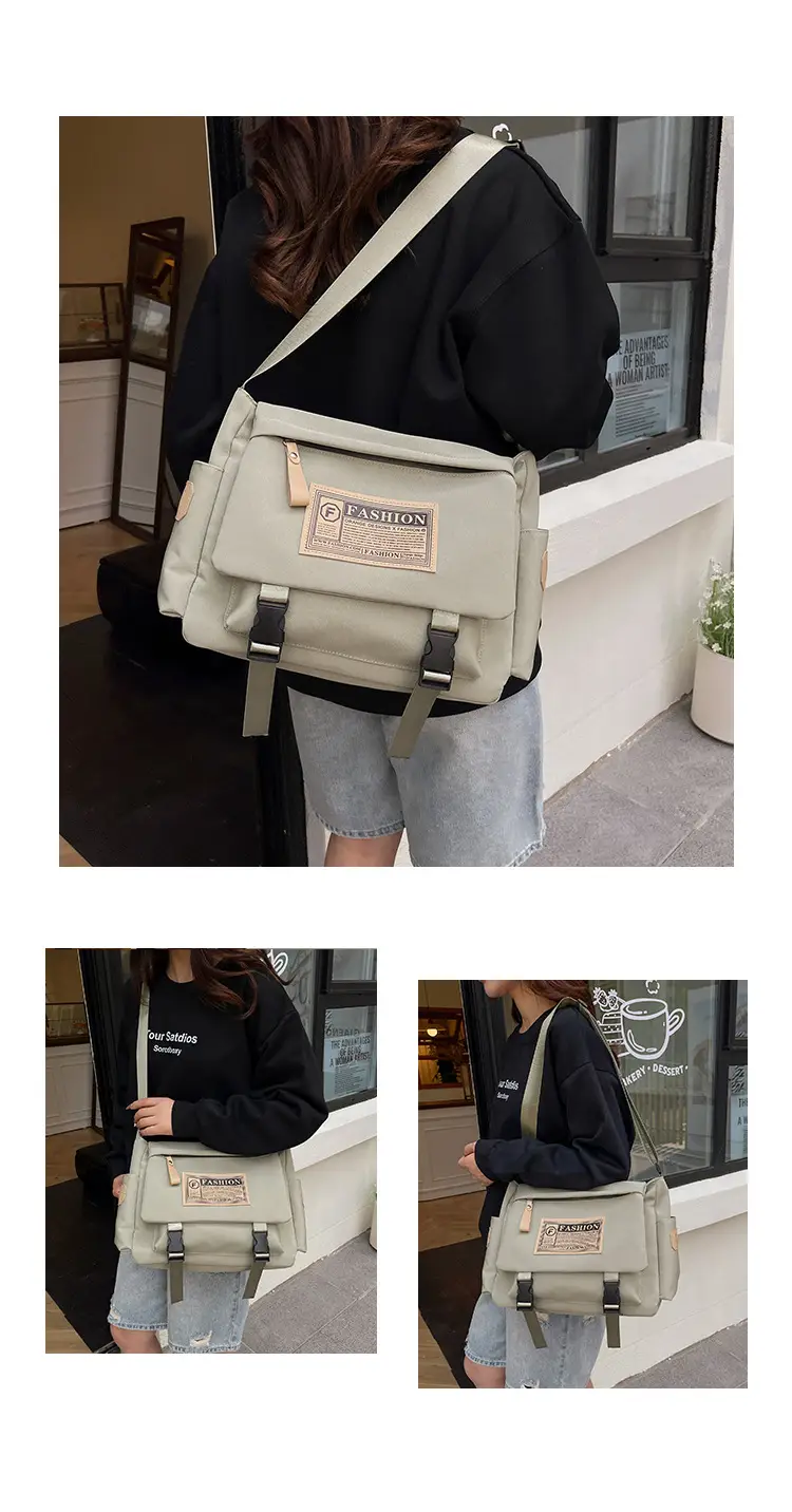 2025 Crossbody Bag Set Nylon Student Casual Large Capacity — feature 10