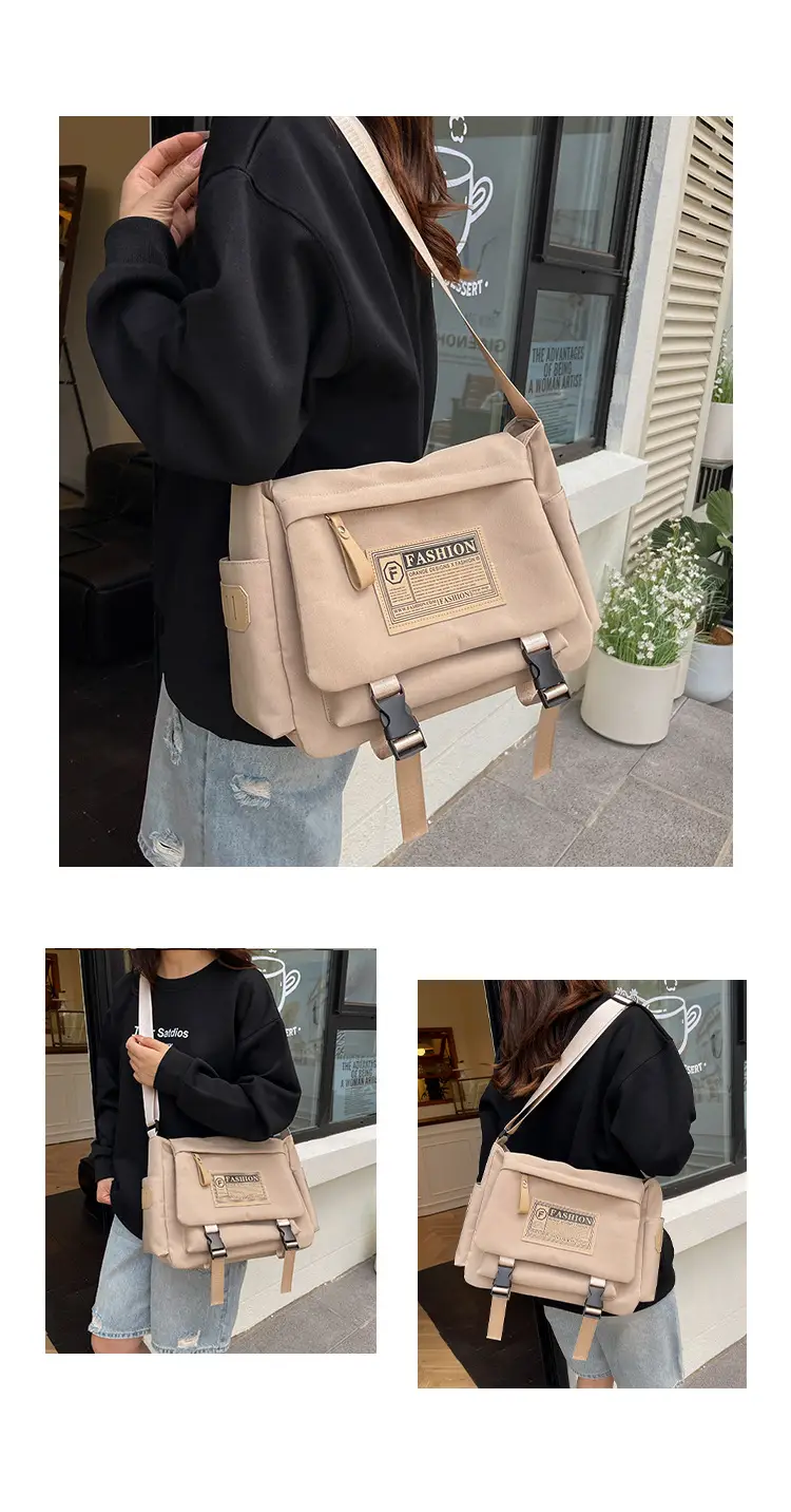 2025 Crossbody Bag Set Nylon Student Casual Large Capacity — feature 11