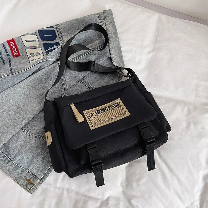 2025 Crossbody Bag Set Nylon Student Casual Large Capacity - Image 3